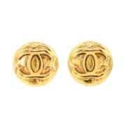 Pre-owned Metal chanel-jewelry Chanel Vintage , Yellow , Dames