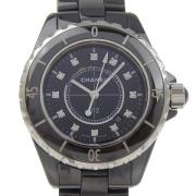 Pre-owned Glass watches Chanel Vintage , Black , Dames