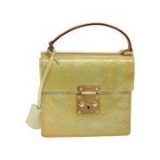 Pre-owned Fabric handbags Louis Vuitton Vintage , Green , Dames