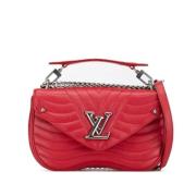 Pre-owned Leather louis-vuitton-bags Louis Vuitton Vintage , Red , Dam...