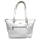 Pre-owned Leather shoulder-bags Coach Pre-owned , White , Dames