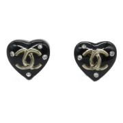 Pre-owned Metal chanel-jewelry Chanel Vintage , Black , Dames