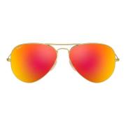 Aviator Flash Polarized Sunglasses Ray-Ban , Orange , Heren