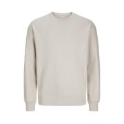 Essentials Jjestar Basic Sweat Crew Neck Jack & Jones , Beige , Heren