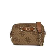 Bruine Crossbody Tas voor Dames Guess , Brown , Dames