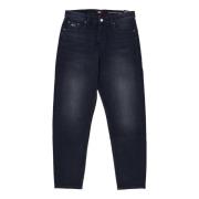 Relaxed Donkere Denim Jeans Tommy Hilfiger , Black , Heren