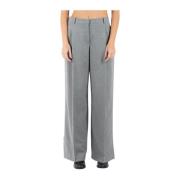 Gerecyclede Wol Grijze Broek The Garment , Gray , Dames