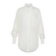 Witte Shirt MY Stijl Forte Forte , White , Dames