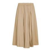 Rok in Dune met stijl 13619 Forte Forte , Beige , Dames