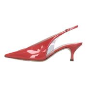 Met Hak Rood Casadei , Red , Dames