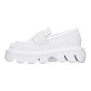 Platte schoenen Wit Casadei , White , Dames