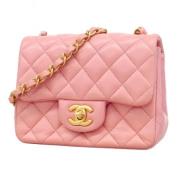 Pre-owned Fur chanel-bags Chanel Vintage , Pink , Dames