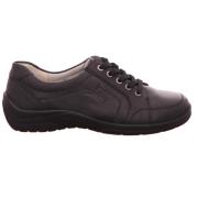 Zwarte Casual Schoenen 312003 Waldläufer , Black , Dames