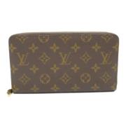 Pre-owned Canvas wallets Louis Vuitton Vintage , Brown , Dames