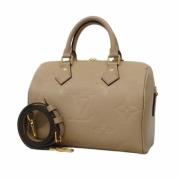 Pre-owned Fabric louis-vuitton-bags Louis Vuitton Vintage , Beige , Da...