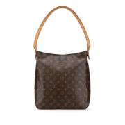 Pre-owned Canvas louis-vuitton-bags Louis Vuitton Vintage , Brown , Da...