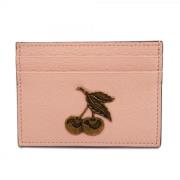 Pre-owned Leather wallets Gucci Vintage , Pink , Dames