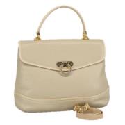 Pre-owned Leather handbags Bally Pre-owned , Beige , Dames