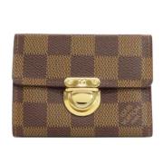 Pre-owned Canvas wallets Louis Vuitton Vintage , Brown , Dames