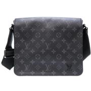 Pre-owned Canvas louis-vuitton-bags Louis Vuitton Vintage , Black , Da...