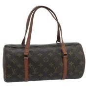 Pre-owned Canvas louis-vuitton-bags Louis Vuitton Vintage , Brown , Da...