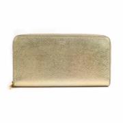 Pre-owned Leather wallets Celine Vintage , Yellow , Unisex