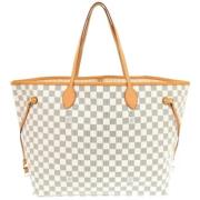 Pre-owned Fabric shoulder-bags Louis Vuitton Vintage , White , Dames