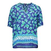 Zomer Casual Korte Mouw Blouse Betty Barclay , Blue , Dames