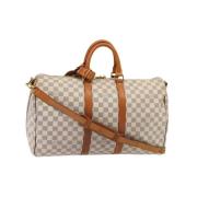 Pre-owned Canvas louis-vuitton-bags Louis Vuitton Vintage , Beige , Da...