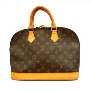 Pre-owned Fabric handbags Louis Vuitton Vintage , Brown , Dames