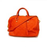 Pre-owned Canvas louis-vuitton-bags Louis Vuitton Vintage , Orange , D...