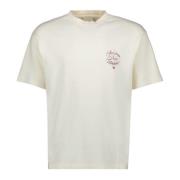 Witte Wijngaard Slogan T-shirt Lente-Zomer 2025 Drole de Monsieur , Wh...