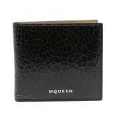 Zwart Beige Portemonnee Heren Accessoires Alexander McQueen , Black , ...