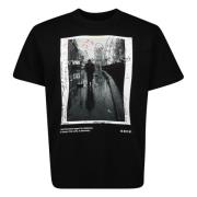 James Dean Bedrukt T-shirt Lente-Zomer 2025 Sacai , Black , Heren