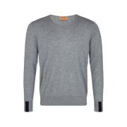 Supima O-neck Knit Shirt MOS Mosh , Gray , Heren