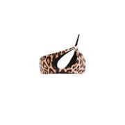 Luipaardprint Bikini Top Roberto Cavalli , Brown , Dames