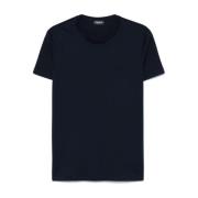 Blauw T-shirt met korte mouwen Dondup , Blue , Heren