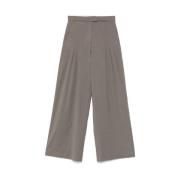 Taupe Grijze Broek met Knopen Remain Birger Christensen , Gray , Dames