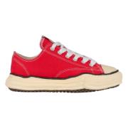 Rode Canvas Lage Sneakers Mihara Yasuhiro , Red , Heren