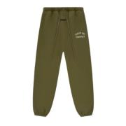 Militair Groene Fleece Sweatpants Fear Of God , Green , Heren