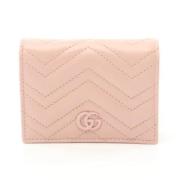 Pre-owned Leather wallets Gucci Vintage , Pink , Dames