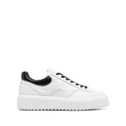 Witte platte veterschoenen Hogan , White , Heren