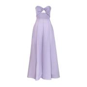 Lila Maxi Jurk met Afneembare Bandjes Emporio Armani , Purple , Dames