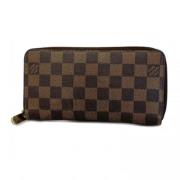 Pre-owned Canvas wallets Louis Vuitton Vintage , Brown , Dames