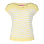 Gestreepte Mouwloze Gebreide Top Betty Barclay , Multicolor , Dames