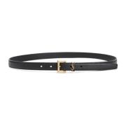 Zwarte riem met YSL gesp Saint Laurent , Black , Dames