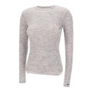 Dames Merinowollen Trui, Lichtgrijs Sun68 , Gray , Dames