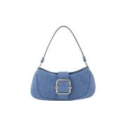 Leather handbags Osoi , Blue , Dames