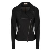 Asymmetrische Revers Ritsjas Herno , Black , Dames