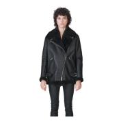 Harper Shearling Jas Vespucci by VSP , Black , Dames